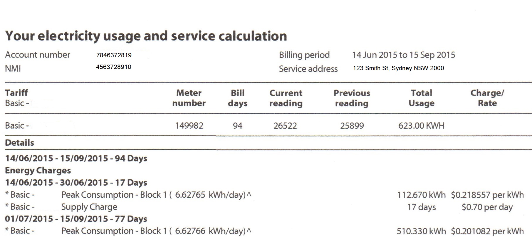 Bill Example