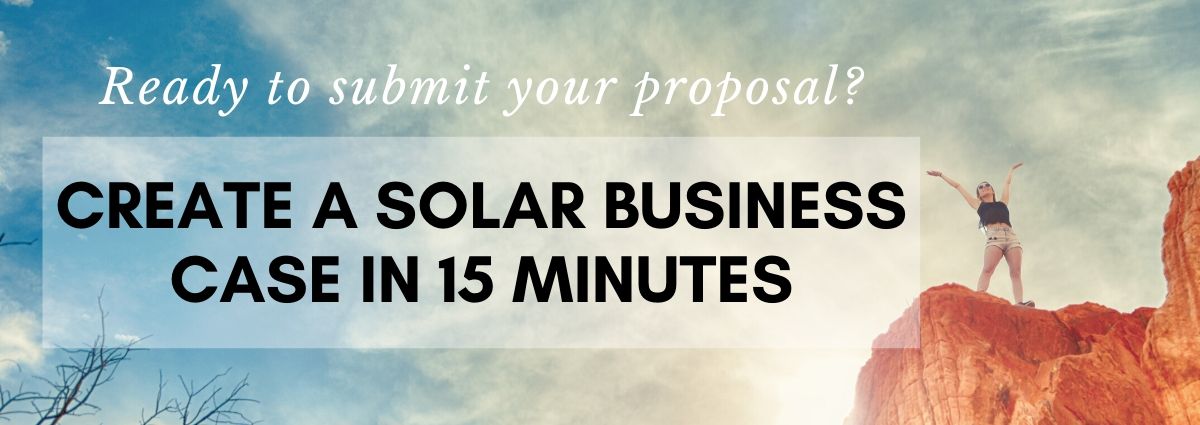 Create a Solar Business Case Advertisement